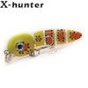 XHUNTER 1PC 55MM 5G Hard Custom Sinking Multi Jointed Crankbait