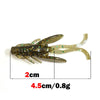 Outkit 10Pcs/Lot 45MM 0.8G Soft Plastic Insect Lures