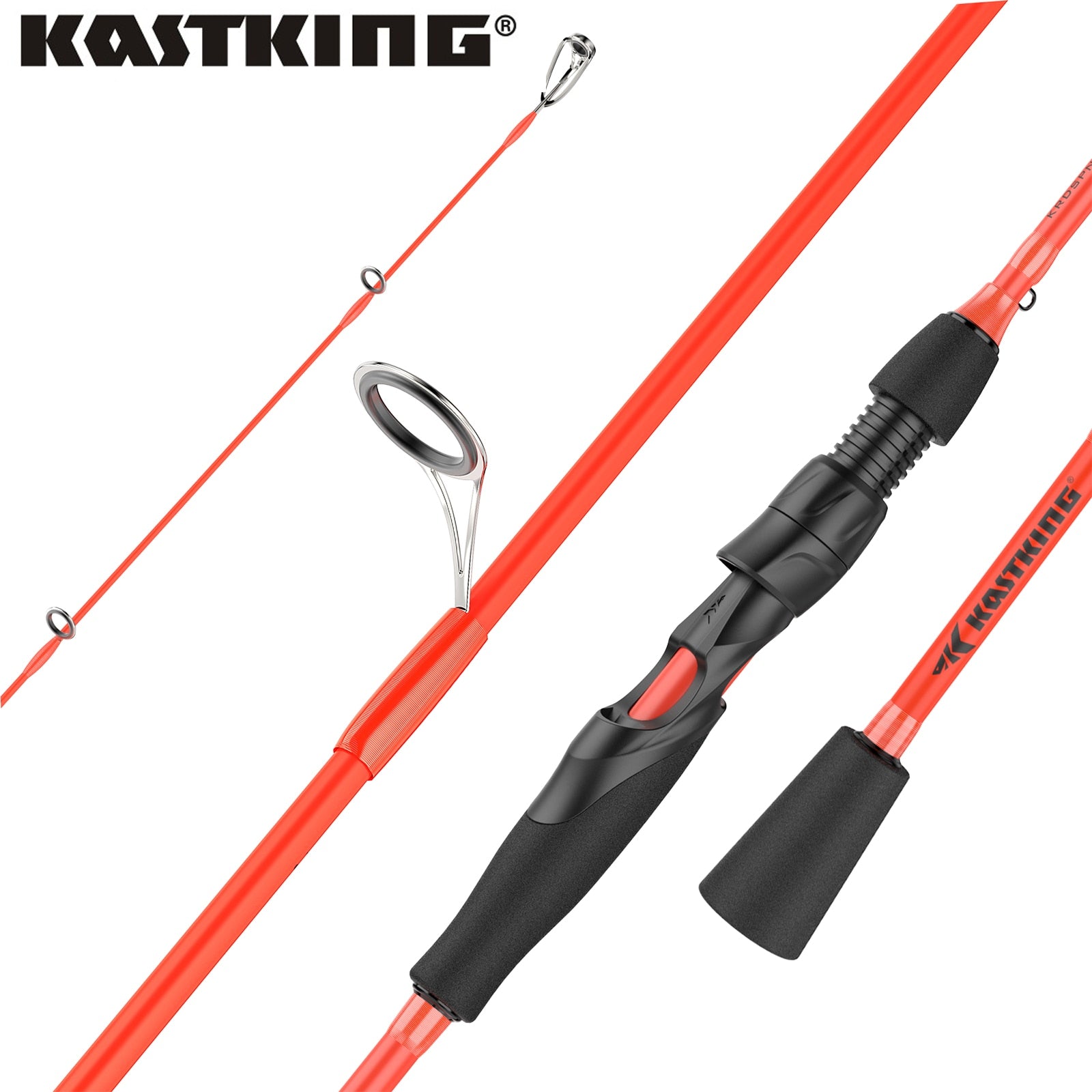 KastKing Royale Charge 1.6m-2.2m 2PC UL L ML M MH H Spinning Rod – Pro  Tackle World
