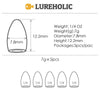 Lureholic Tungsten 1/16-2 OZ Bullet Sinkers