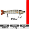 ODS 1Pc 13.2cm/20.6g 8-Segment Swimbait