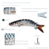 ODS 1Pc 13.2cm/20.6g 8-Segment Swimbait