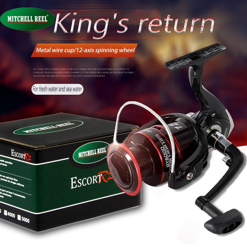 MITCHELL GY Series 8-12KG Max Drag 5.2:1 12+1BB Spinning Reel