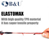 B&U ELASTOMAX08 8/10Pcs 40MM/60MM Floating Soft Plastic Crazy Flapper