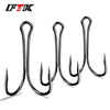 FTK 50Pcs/Lot Classic Double Frog Fishing Hooks