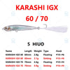 Megabass Karashi IGX 60 /70 Floating/Sinking Dynamic Lipless Jerkbait