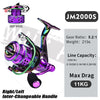 Walk Fish JM2000W/JM2000S 5.2:1/5.1:1 12+1/13+1BB Spinning Reel