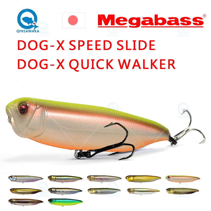 Megabass DOG-X SPEED SLIDE / QUICK WALKER 87mm 10.6g Top water