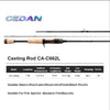 PureLure Sense Cedan 1.9m/1.98m/2.16m 2PC Carbon Universal Casting/Spinning Micro Rod