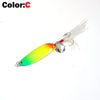 Outkit 1PC 5g/9g/13g/18g/21g Spoon with Dressed Feather Treble Hook