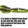 B&U SPARKLY09 4Pcs/Lot 70mm Soft Craw Bait