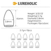 Lureholic Tungsten 1/16-2 OZ Bullet Sinkers