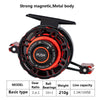 LINNHUE FX 3.6:1 11BBS Digital Display Fishing Fly Reel