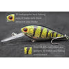 wLure 7g 5cm Lightweight Deep Water 3-4m Diver 3-4 Crankbait Lure