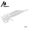 Meredith Larva 50mm 62mm 85mm Soft Plastic Lures