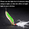 Proleurre 7g 10g 15g Luminous Spoon with Feather Treble Hook