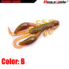 WDAIREN 5Pcs/Set 5cm 2g Fishy Smell Crawfish Silicone Lure