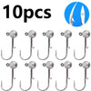 JYJ 10pcs/lot 1g-20g NED Jig Head Hook