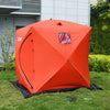 Goture 3-4 Person Windproof Insulated Ice Fishing Shelter with 2 Doors