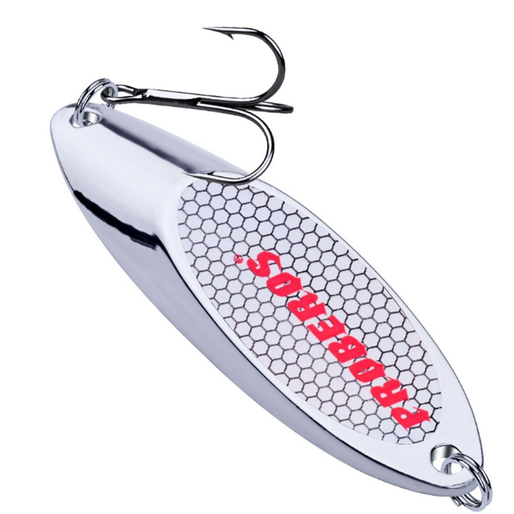 ProBeros 1Pc 3g-60g Metal Silver Spoon with Treble Hook – Pro Tackle World